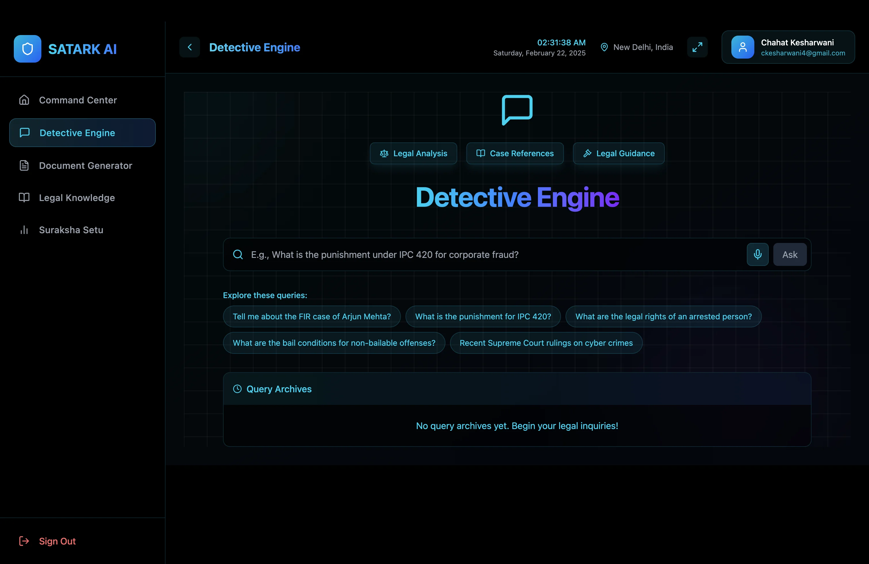 Satark.ai screenshot 2